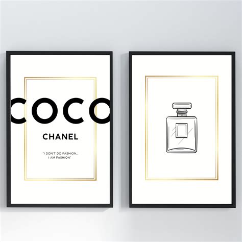 coco chanel framed prints|Coco Chanel wall art.